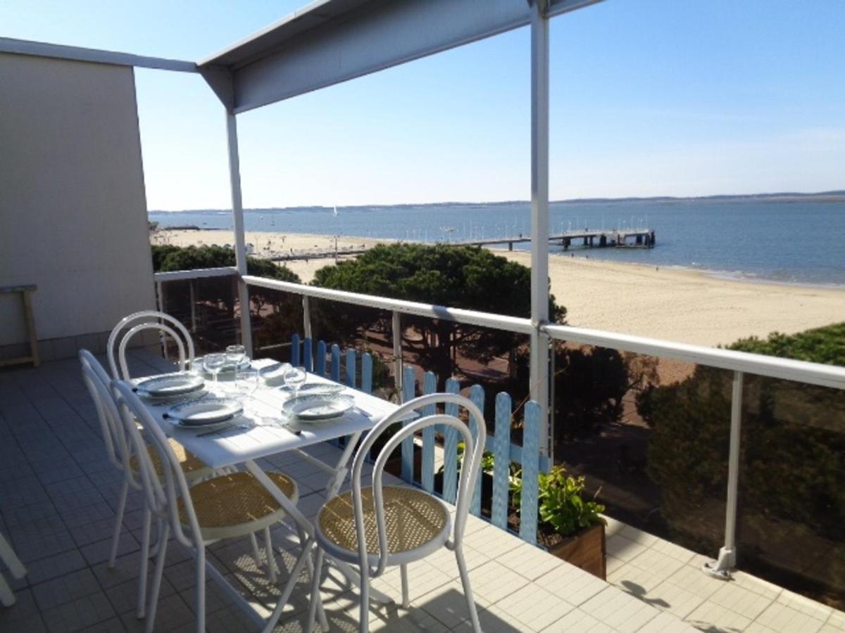 Appartement T3 Au Centre D'Arcachon Avec Vue Mer, Terrasse Et Parking Securise - Fr-1-374-74 Exterior foto